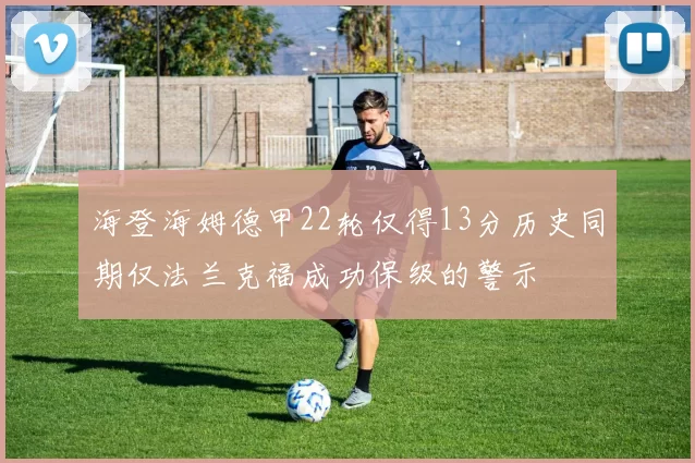 海登海姆德甲22轮仅得13分历史同期仅法兰克福成功保级的警示